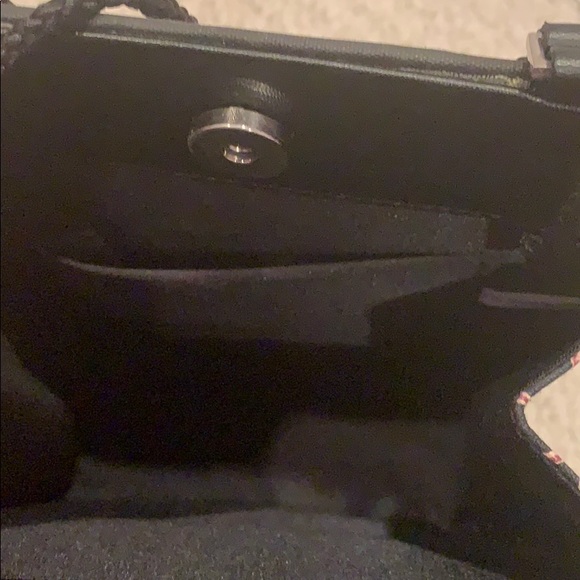 Black purse with beaded Ocean Drive scene - Picture 6 of 7